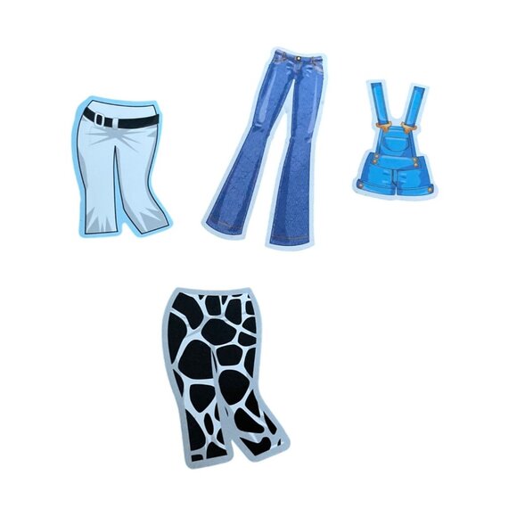 Vintage Magnetic Dress-Up Doll Set w Outfits & Accessories Paper Doll Greenbrier - Picture 5 of 10